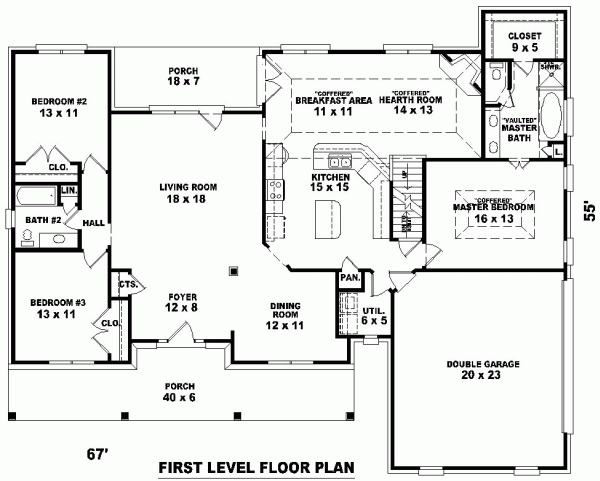 Traditional Level One of Plan 46817