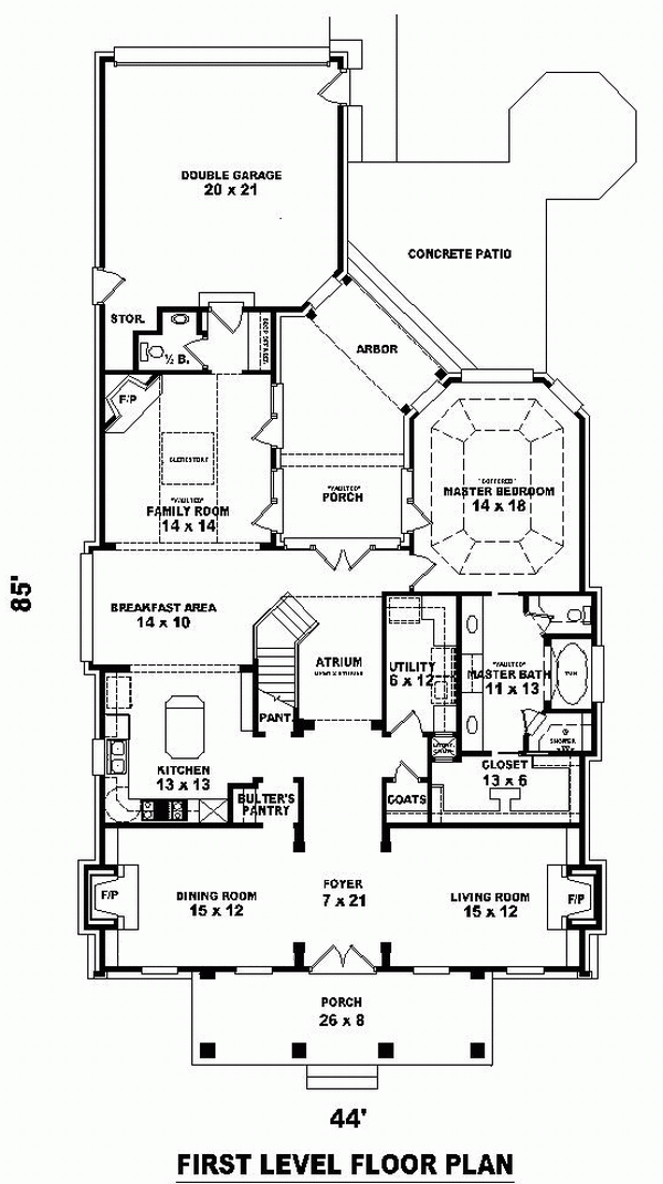 Colonial Level One of Plan 46818