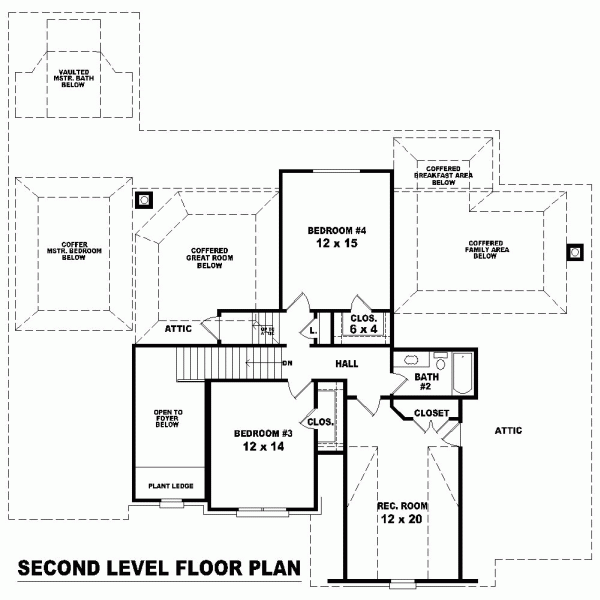 Traditional Level Two of Plan 46830