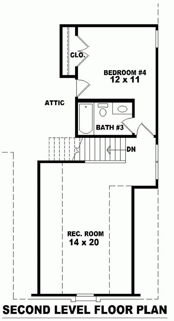 Traditional Level Two of Plan 46835