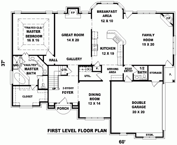 Traditional Level One of Plan 46839