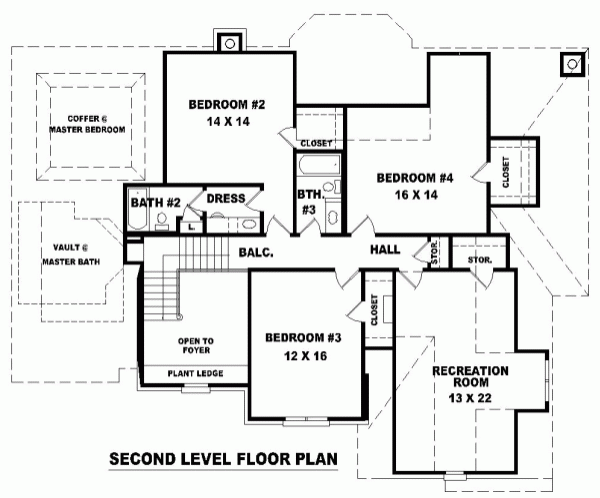 Traditional Level Two of Plan 46839