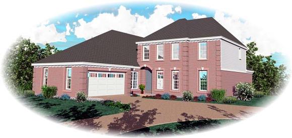 House Plan 46845 Elevation