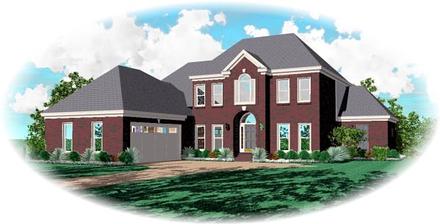 House Plan 46846 Elevation