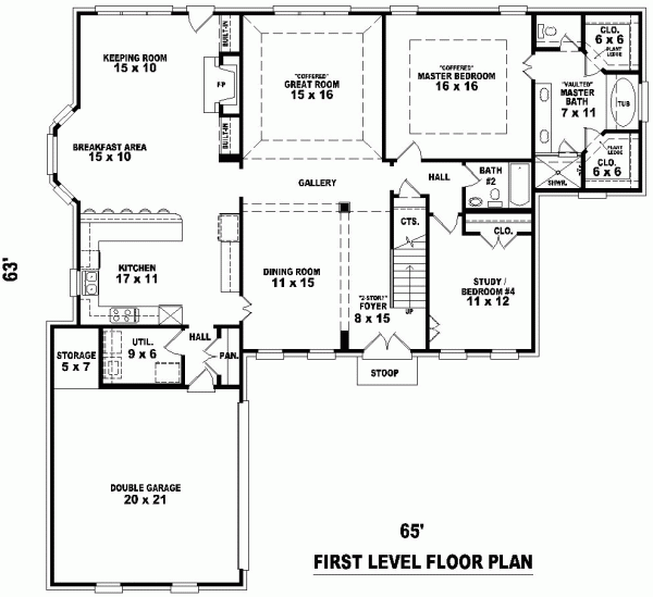 Traditional Level One of Plan 46849