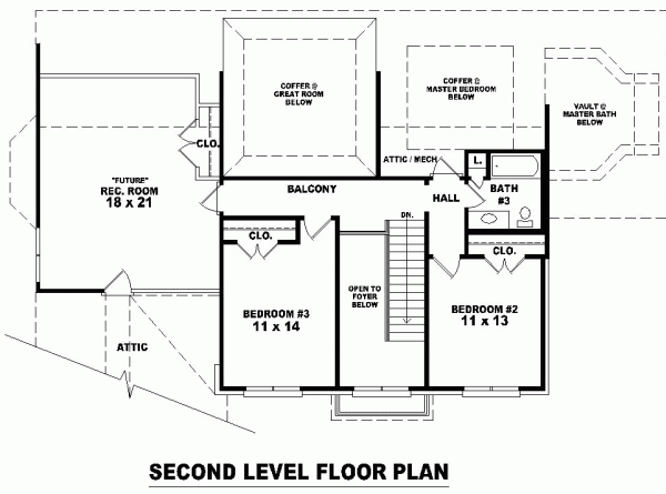 Traditional Level Two of Plan 46850