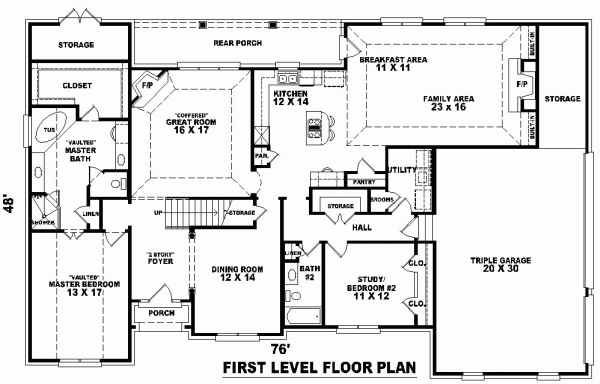 Traditional Level One of Plan 46866