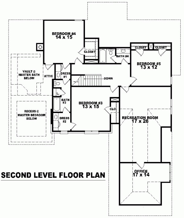 Traditional Level Two of Plan 46867