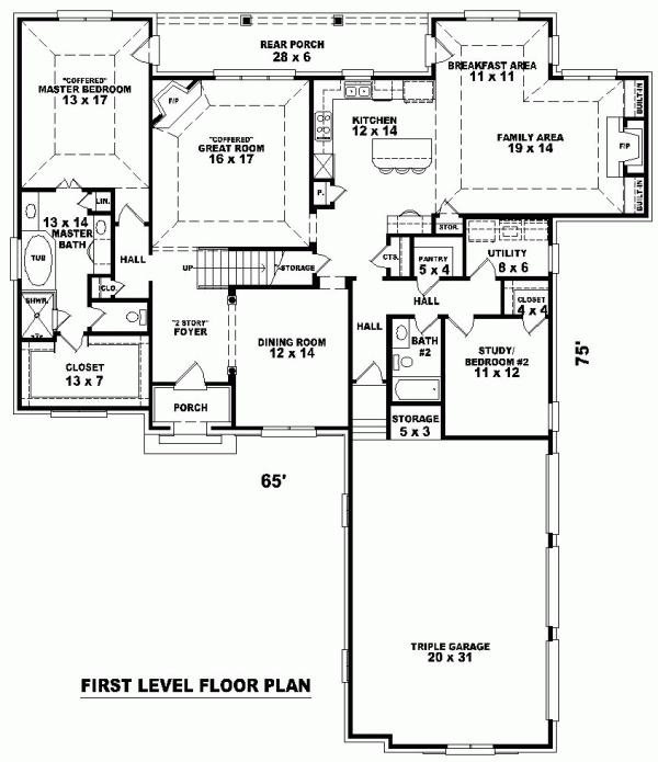 Traditional Level One of Plan 46871