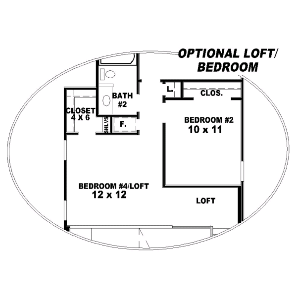 Narrow Lot Alternate Level Two of Plan 46881