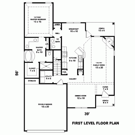 First Level Plan