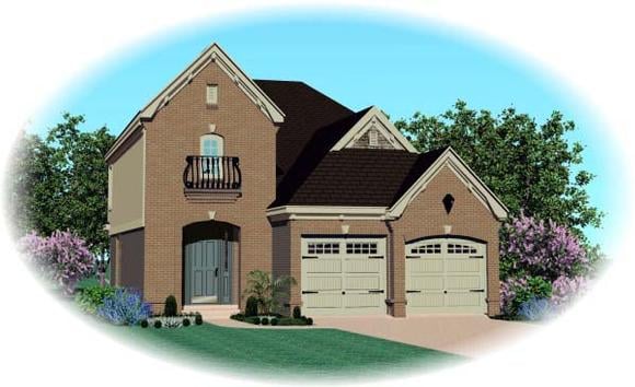 House Plan 46895 Elevation