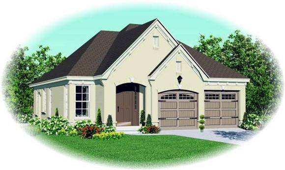 House Plan 46908 Elevation