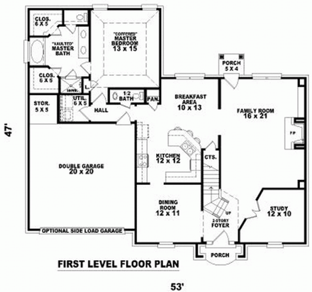 First Level Plan