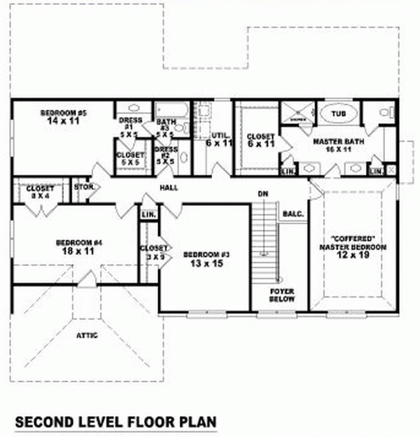  Level Two of Plan 46953