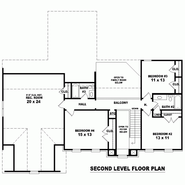  Level Two of Plan 46966