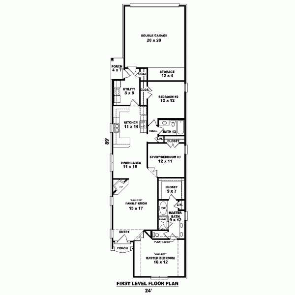 House Plans With Rear Entry Garages Or Alleyway Access