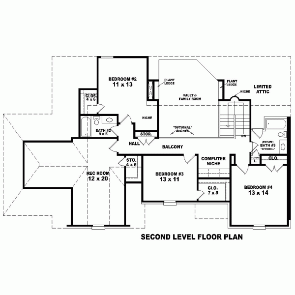  Level Two of Plan 46989