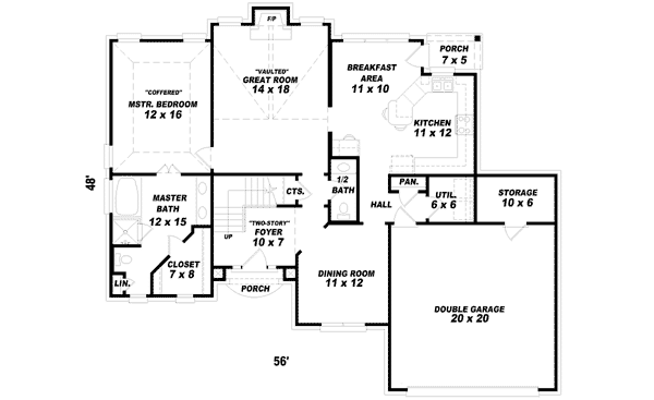 Traditional Level One of Plan 47004