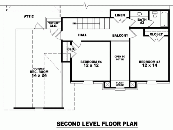 Colonial Level Two of Plan 47009