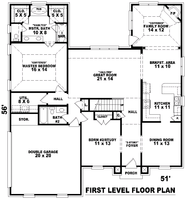 Colonial Level One of Plan 47012