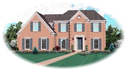 Colonial Elevation of Plan 47012