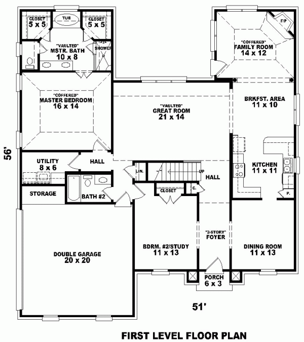 Colonial Level One of Plan 47019