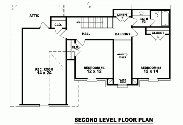 Traditional Level Two of Plan 47020
