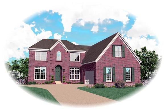 House Plan 47023 Elevation