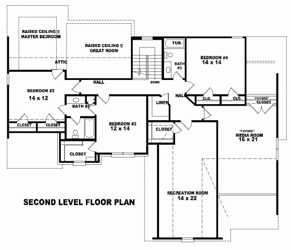 Traditional Level Two of Plan 47025