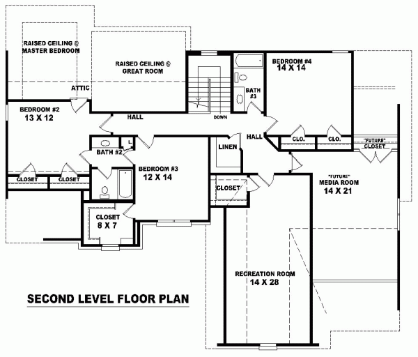 Traditional Level Two of Plan 47027