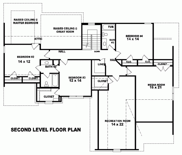 Traditional Level Two of Plan 47028