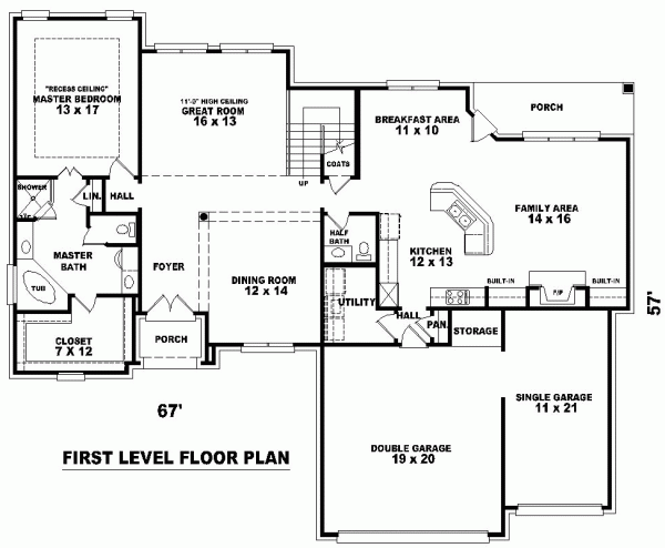 Tudor Level One of Plan 47029