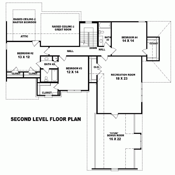 Traditional Level Two of Plan 47031