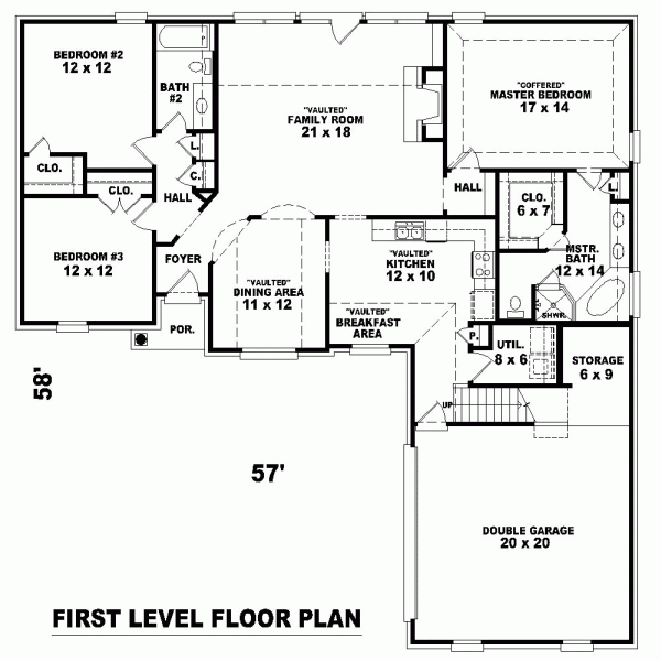 Traditional Level One of Plan 47042