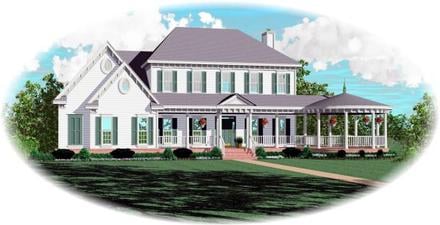 House Plan 47047 Elevation