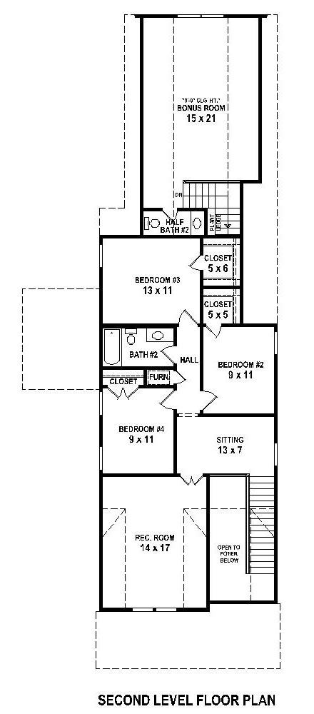 French Country Level Two of Plan 47081