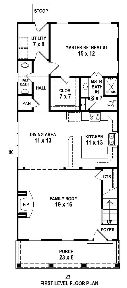 Traditional Level One of Plan 47095
