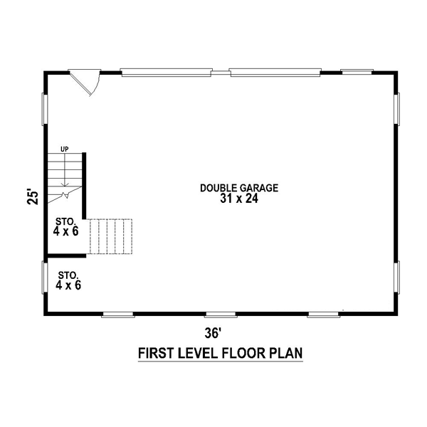 Farmhouse Level One of Plan 47099