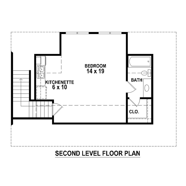 Farmhouse Level Two of Plan 47099