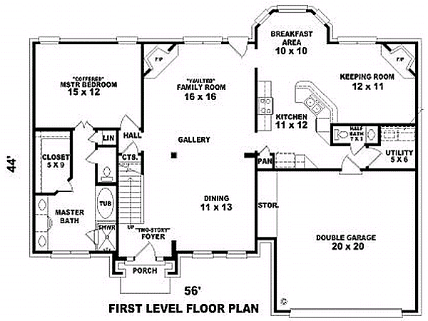  Level One of Plan 47123