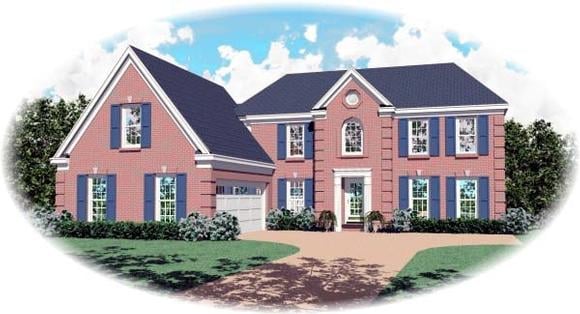 House Plan 47125 Elevation