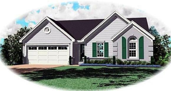 House Plan 47134 Elevation