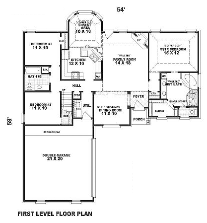 Traditional Level One of Plan 47145