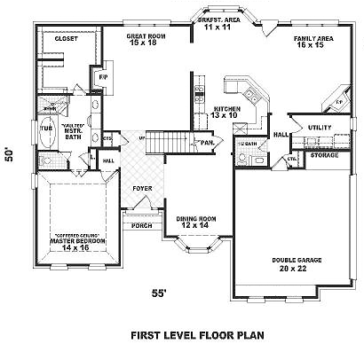 Traditional Level One of Plan 47148
