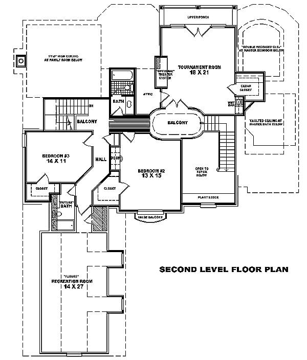 Traditional Level Two of Plan 47155