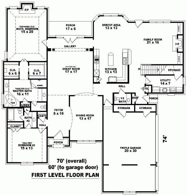 Traditional Level One of Plan 47162