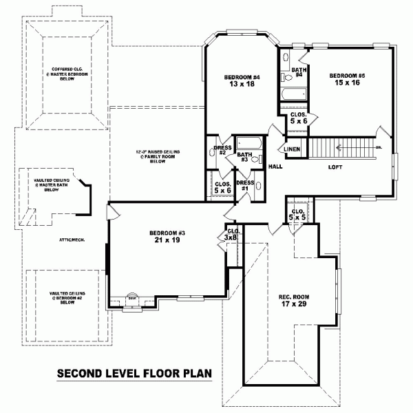 Traditional Level Two of Plan 47162