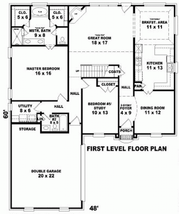  Level One of Plan 47181