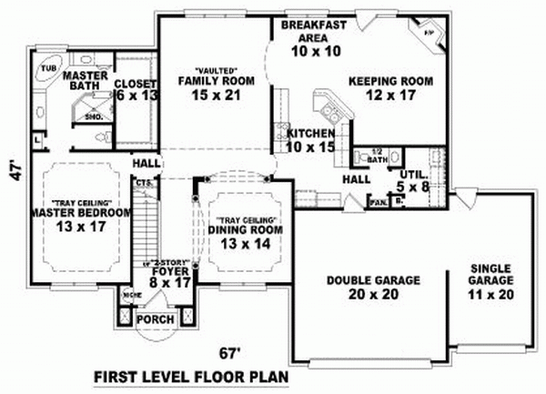  Level One of Plan 47184